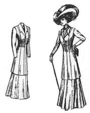 1909 Ladies' Coat Suit Pattern