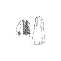 1860's Plain or Fancy Nightgown Pattern