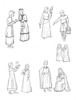 11th to 14th Century - Children of Medieval Times Pattern