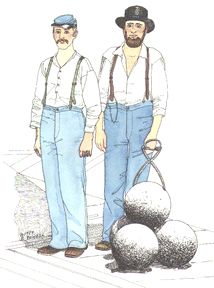1851-1876 Union Issue Trousers Pattern