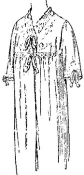 1906 Ladies' Empire Nightgown Pattern