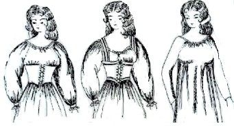 10th-15th C. Chemise & Outer Stays