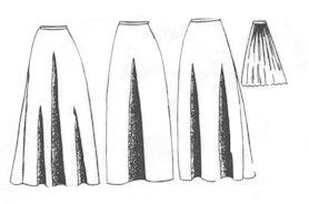Victorian/Edwardian Front Pleat Skirt Pattern