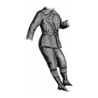 1879 Beige Suit for Boy 3-5 Years Pattern