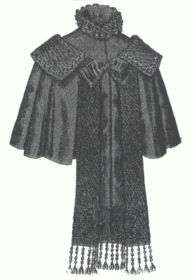 1894 Crape Trimmed Cape Pattern by Ageless Patterns