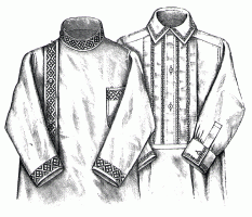 1894 Two Men's Night-Shirts Pattern by Ageless Patterns