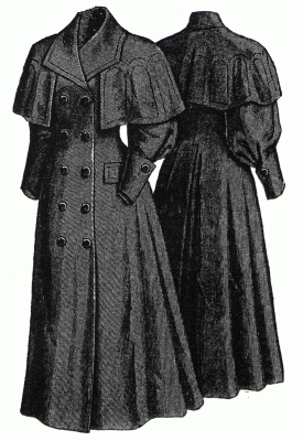 1894 Young Girl's Autumn Cloak Pattern by Ageless Patterns