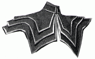 1894 Triple Cape with Kid Trimming Pattern by Ageless Patterns