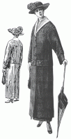 1915 Coat of Khaki Ribbed Cloth Pattern by Ageless Patterns