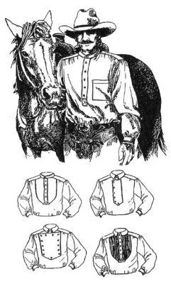 Patterns of Time 1800s Western Heritage Shirt Pattern by Buckaroo ...