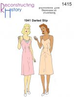 1941 Darted Slip with Maternity Option Pattern By Reconstructing History