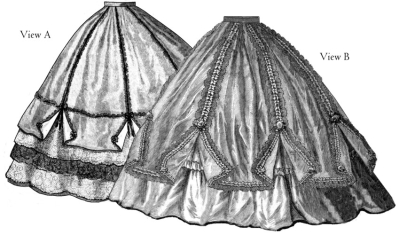 1863 Revere Skirt Pattern