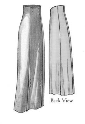 1911 Narrow Panel Skirt Pattern